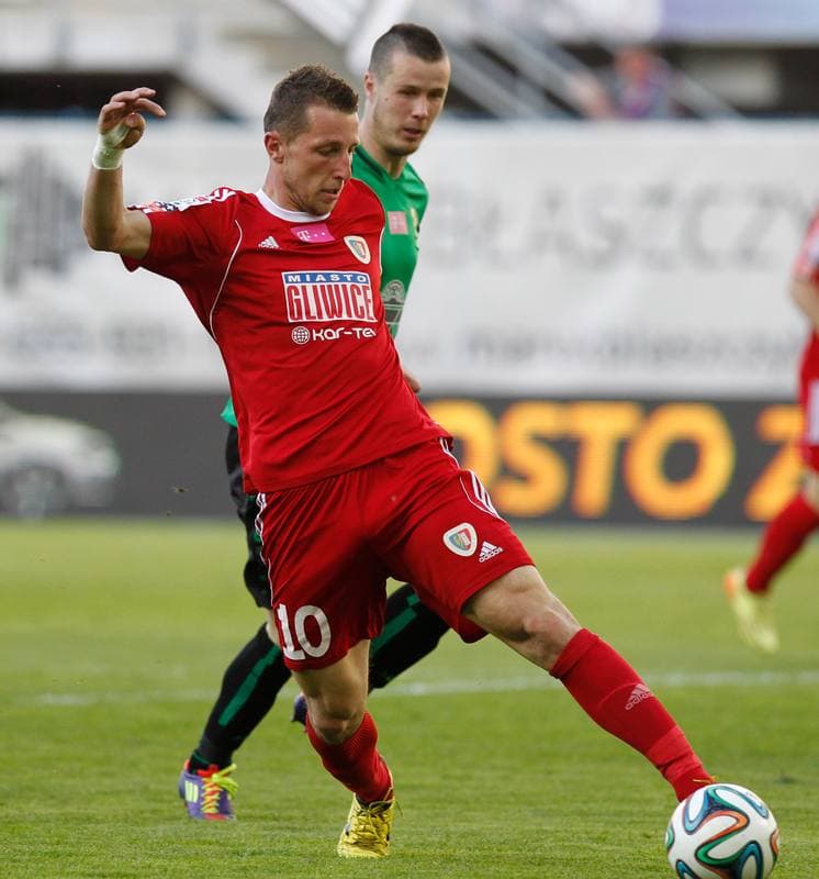 Football. T-Mobile Ekstraklasa. Piast Gliwice - Gornik Leczna. 07.11.2014