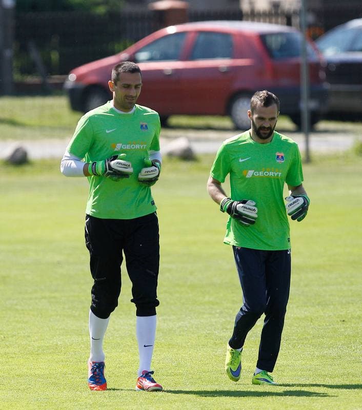 Football. Termalica Bruk-Bet Nieciecza. Training. 03.07.2015