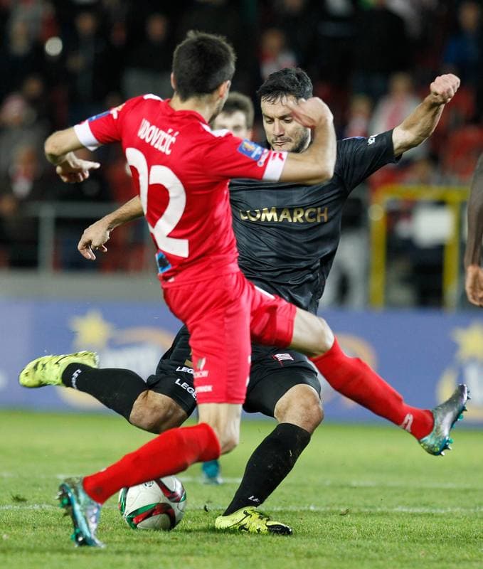 Football. Polish Cup. Cracovia Krakow - Zaglebie Sosnowiec. 19.11.2015