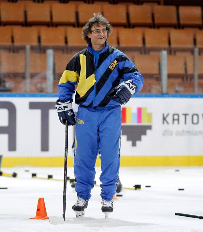 Ice Hockey. Jaroslaw Byrski Camp. Training. 27.11.2015
