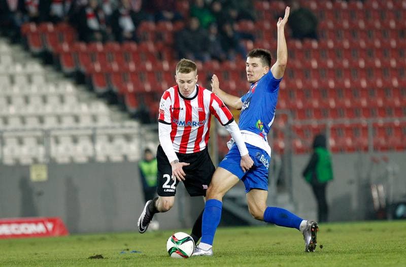 Football. PKO BP Ekstraklasa. Cracovia Krakow - Podbeskidzie Bielsko Biala. 02.12.2015