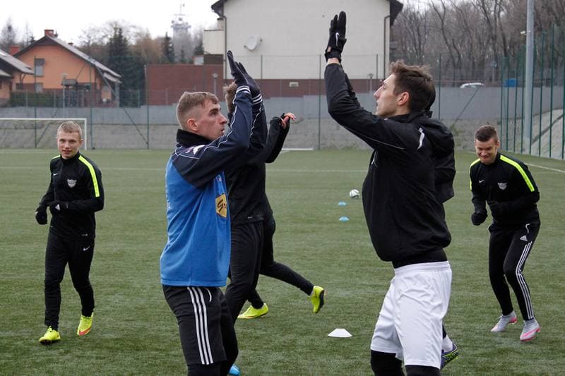 Football. Rozwoj Katowice. Training. 13.01.2016