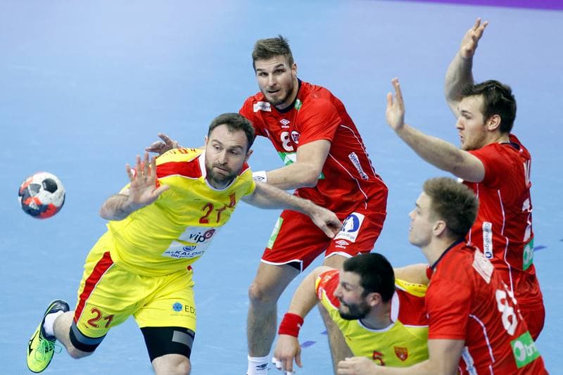 Handball. EHF Euro 2016. FYR Macedonia - Norway. 25.01.2016