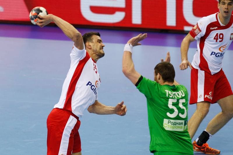 Handball. Men's EHF Euro 2016. Poland - Belarus. 25.01.2016