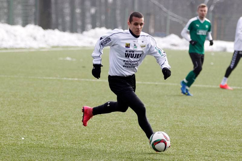 Football. Sparing. Rozwoj Katowice - Rekord Bielsko Biala. 20.02.2016