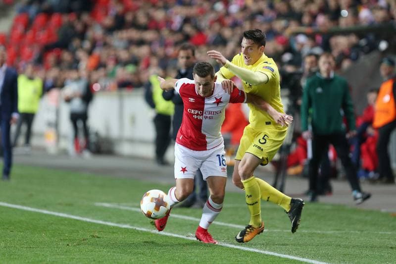 Football. UEFA Europa League. Slavia Prague - Villarreal CF. 02.11.2017