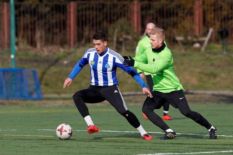 Football. Sparing. Ruch Chorzow - Rozwoj Katowice. 31.01.2018