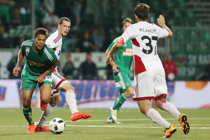 Football. UEFA Europa League. AS Trencin - Rapid Wien. 18.08.2016