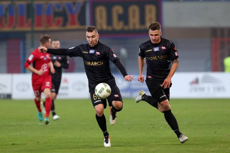 Football. Lotto Ekstraklasa. Piast Gliwice - Cracovia Krakow. 18.11.2016