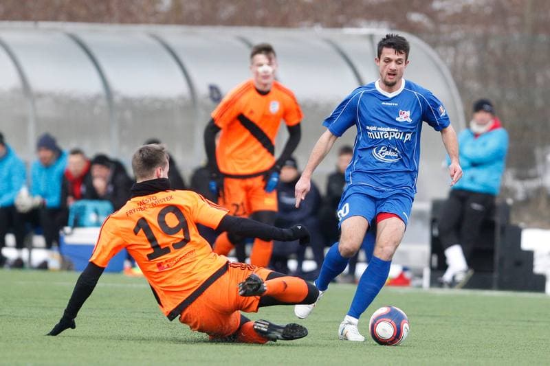 Football. Sparing. MFK Frydek-Mistek - Podbeskidzie Bielsko-Biala. 26.01.2017