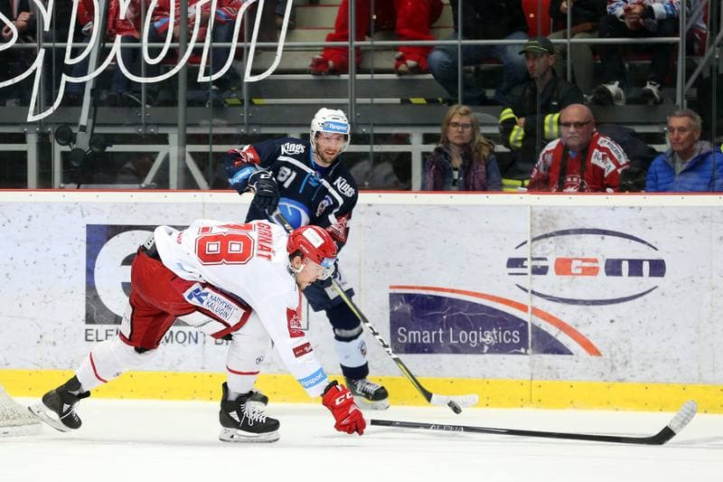 Ice Hockey. Tipsport Extraliga. Ocelari Trinec - Skoda Plzen. 15.04.2019