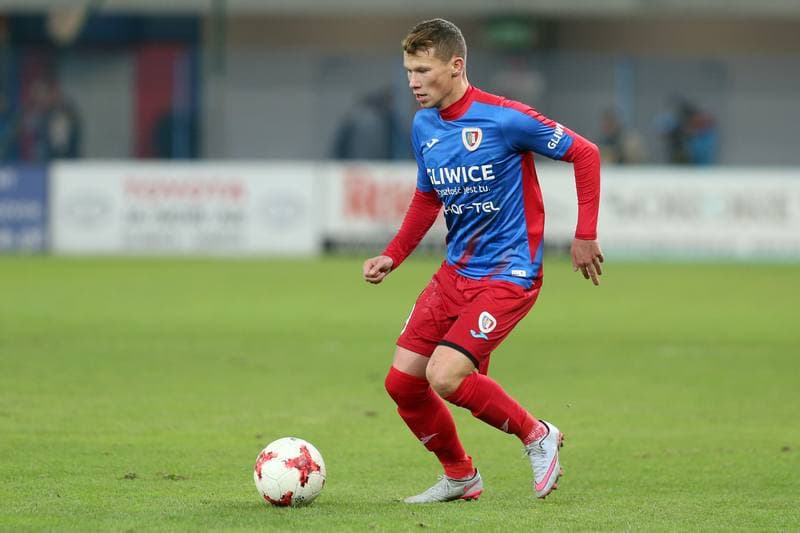 Football. Lotto Ekstraklasa. Piast Gliwice - Cracovia Krakow. 18.11.2017