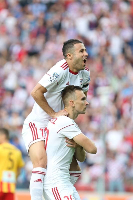 Football. Lotto Ekstraklasa. Gornik Zabrze - Korona Kielce. 09.05.2018