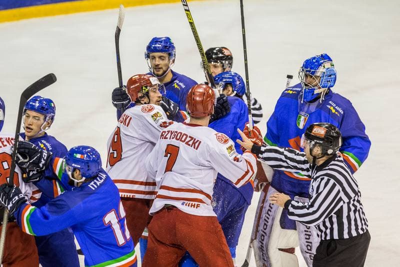 Ice Hockey. Euro Ice Hockey Challenge. Poland - Italy. 09.11.2019