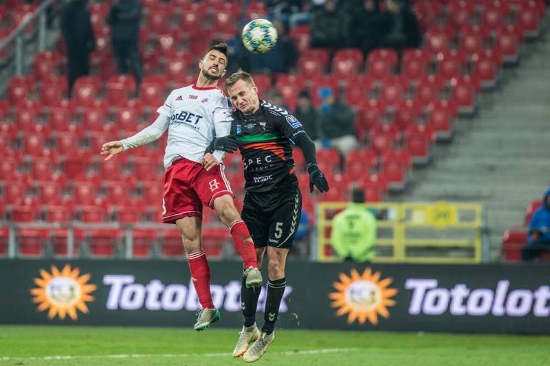 Football. Totolotek Puchar Polski. GKS Tychy - LKS Lodz. 04.12.2019