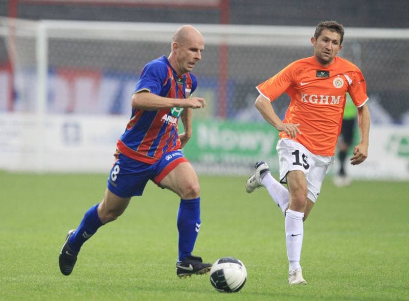 Football. Ekstraklasa. Polonia Bytom - Zaglebie Lubin. 10.09.2010