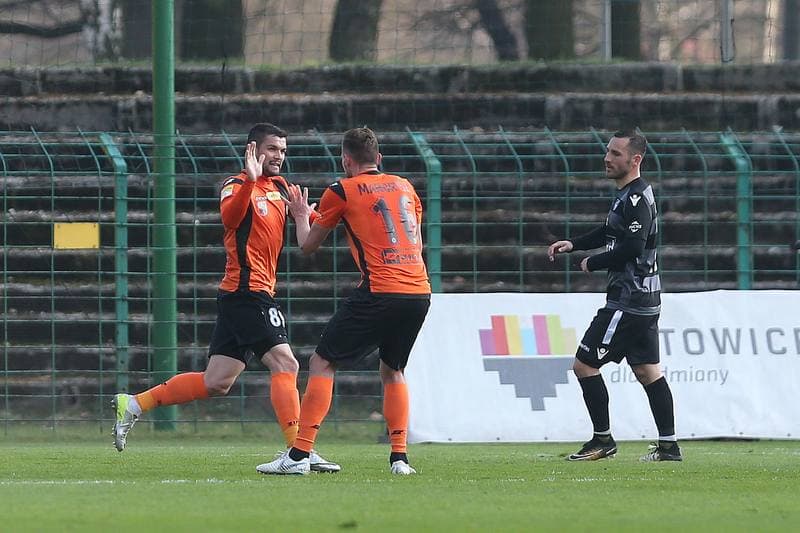 Football. Fortuna I Liga. GKS Katowice - Chrobry Glogow. 07.04.2019