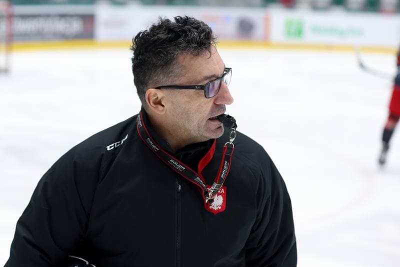 Ice Hockey. Poland national team. Training. 04.02.2024
