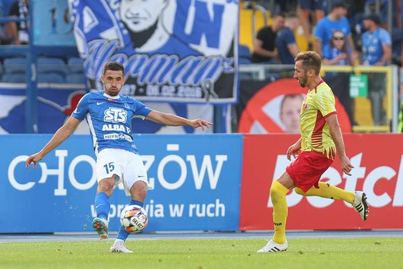 Football. Betclic I liga. Ruch Chorzow - Znicz Pruszkow. 28.07.2024