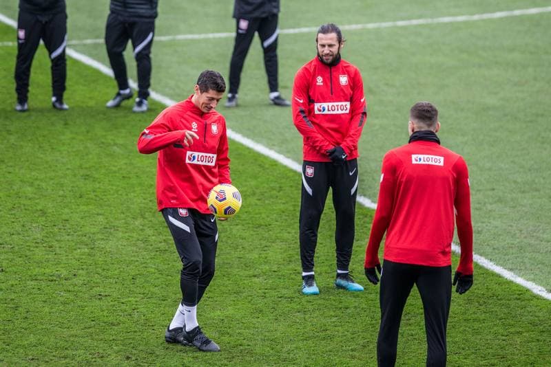 Football. Poland national team. Training. 12.11.2020