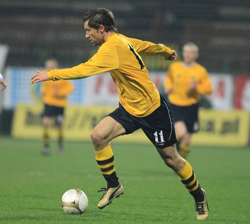 Football. I liga. GKS Katowice - Warta Poznan. 02.04.2010