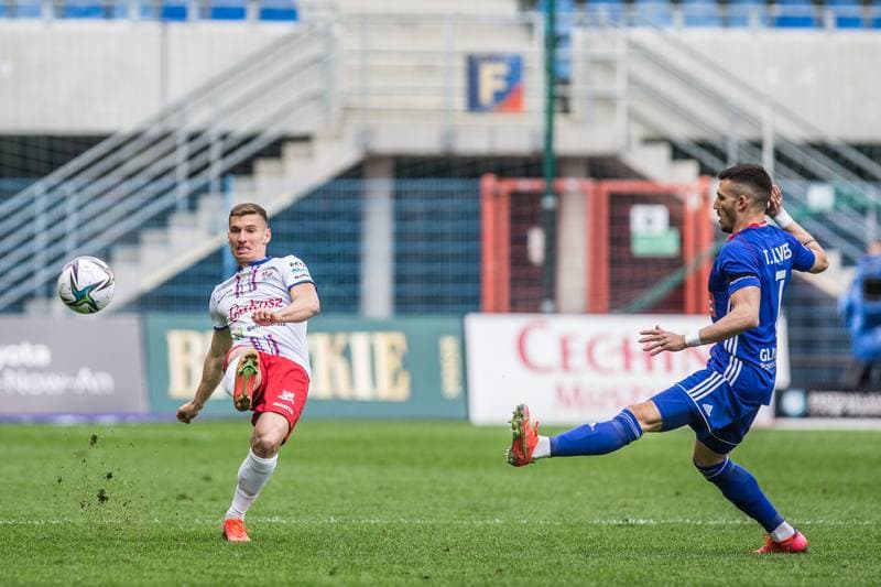 Football. PKO BP Ekstraklasa. Piast Gliwice - Podbeskidzie Bielsko-Biala. 03.05.2021