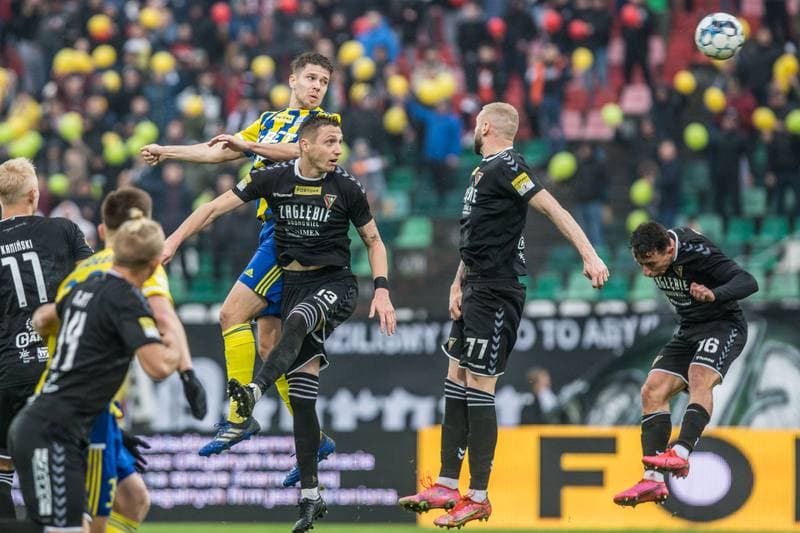 Football. Fortuna I Liga. Zaglebie Sosnowiec - Arka Gdynia. 20.11.2021