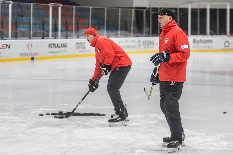 Ice Hockey. Poland national team. Training. 13.12.2021