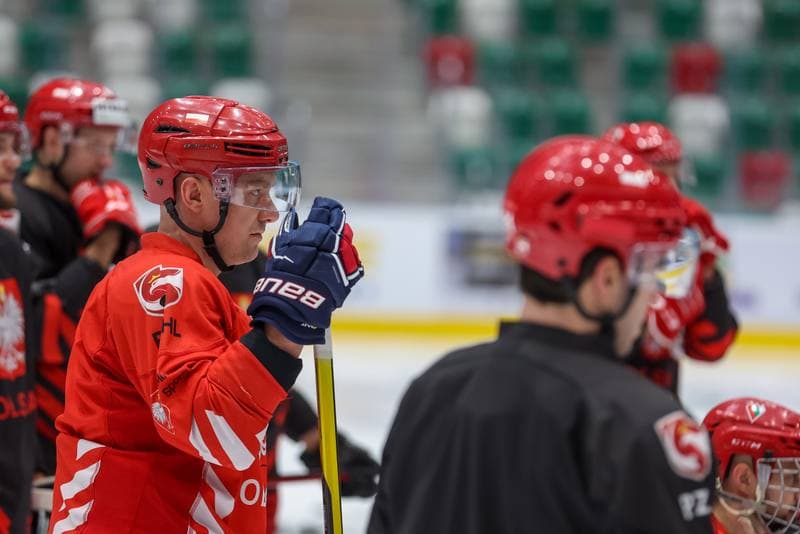 Ice Hockey. Poland national team. Training. 07.11.2023