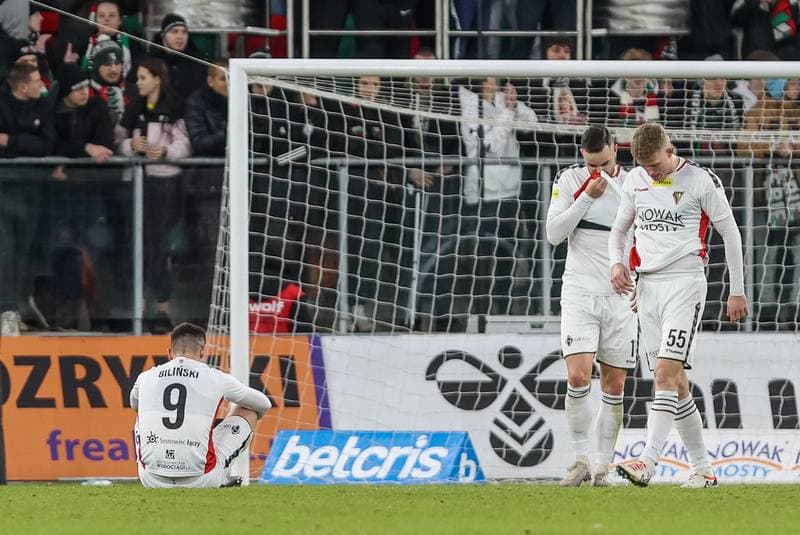 Football. Fortuna I Liga. Zaglebie Sosnowiec - Chrobry Glogow. 19.12.2023