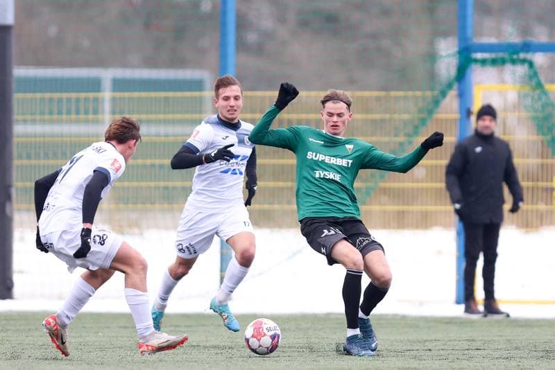Football. Sparing. GKS Tychy - Hutnik Krakow. 13.01.2024