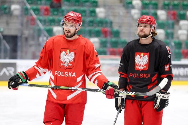 Ice Hockey. Poland national team. Training. 03.02.2024