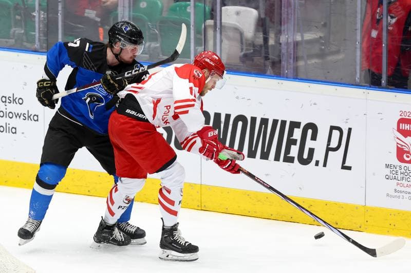 Ice Hockey. Olympic Qualification. Poland - Estonia. 08.02.2024