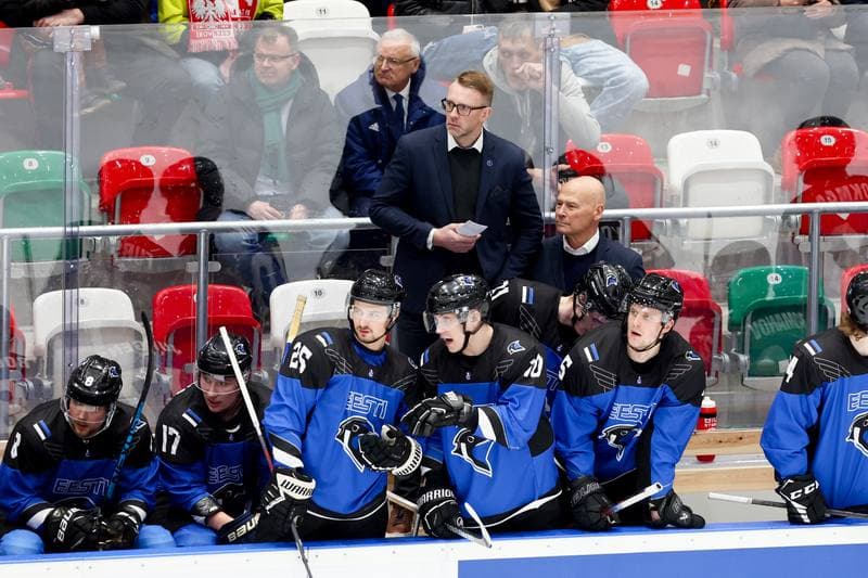 Ice Hockey. Olympic Qualification. Poland - Estonia. 08.02.2024