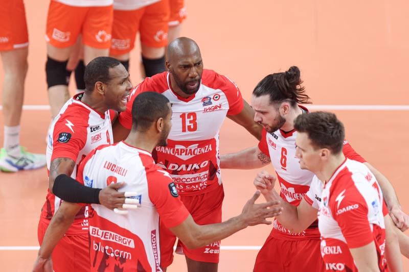 Volleyball. CEV Champions League. Jastrzebski Wegiel - Gas Sales Daiko Piacenza. 28.02.2024