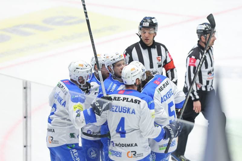 Ice Hockey. Tauron Hokej Liga. Re-Plast Unia Oswiecim - GKS Katowice. 06.04.2024
