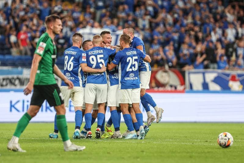 Football. Betclic I Liga. Ruch Chorzow - Gornik Leczna. 31.08.2024