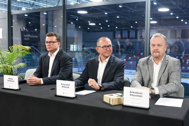 Ice Hockey. Poland national team. Press Conference. 02.10.2025