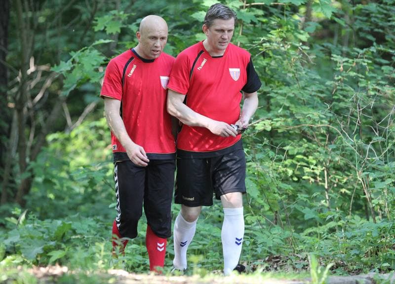 Football. Polonia Bytom. Training. 24.05.2011