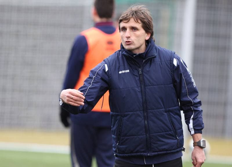 Football. Piast Gliwice. Training. 20.12.2010