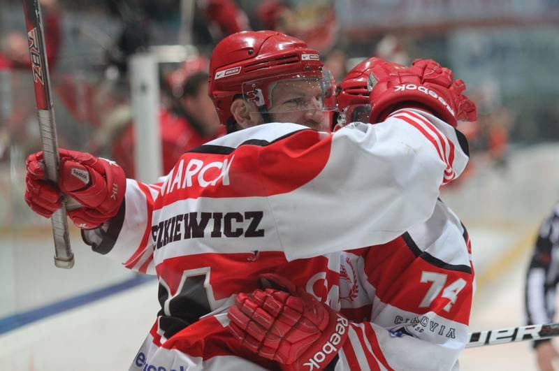 Ice Hockey. Polska Liga Hokejowa. JKH GKS Jastrzebie - Comarch Cracovia Krakow. 25.03.2013