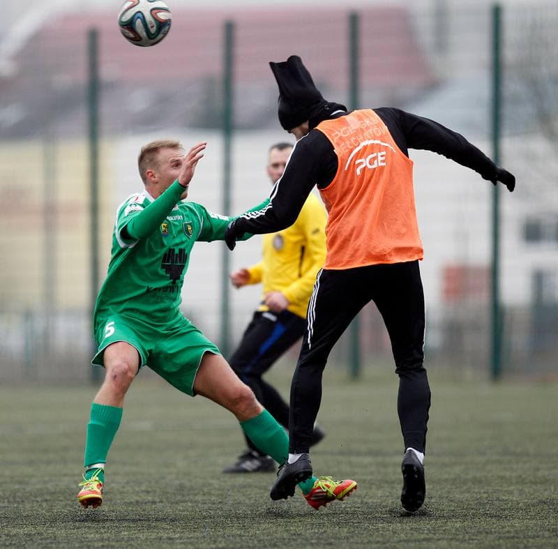 Football. Polish First League. GKS Belchatow - GKS Katowice. 05.09.2015