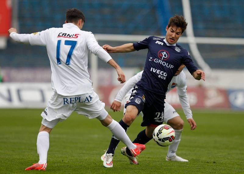 Football. FACR Cup. Banik Ostrava - 1. FC Slovacko. 08.10.2014