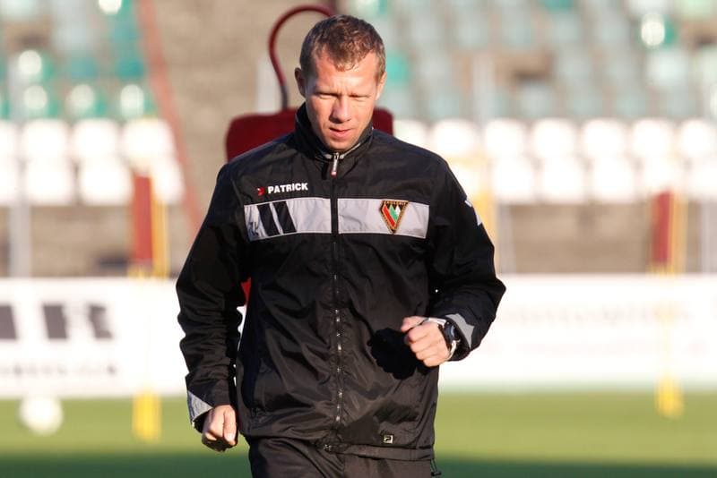 Football. Zaglebie Sosnowiec. Training. 22.09.2016