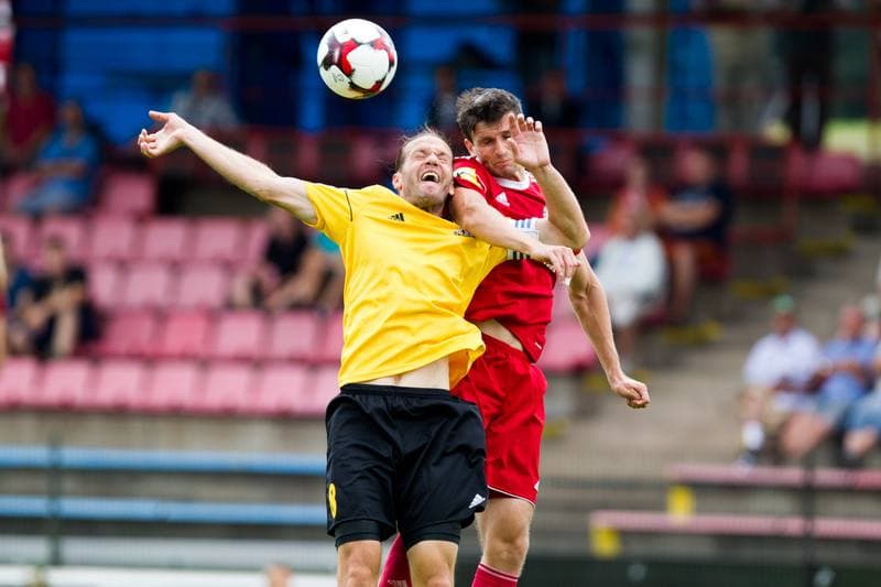Football. Fortuna Narodni Liga. Fotbal Trinec - Olympia Praha. 19.08.2017