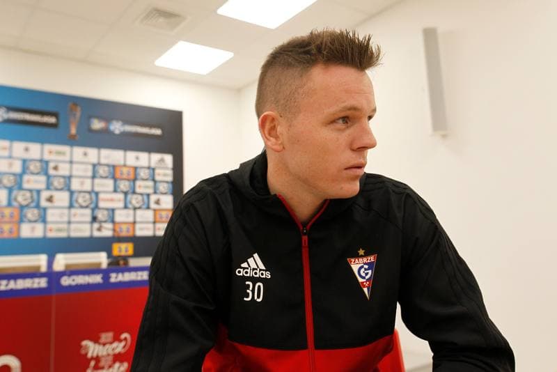 Football. Gornik Zabrze. Press Conference. 22.01.2019
