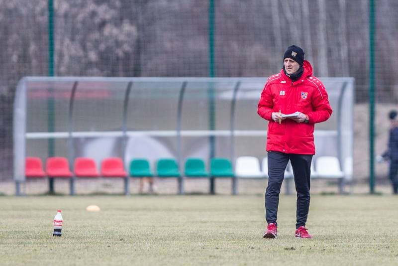 Football. Sparing. Zaglebie Sosnowiec - Odra Opole. 22.02.2020