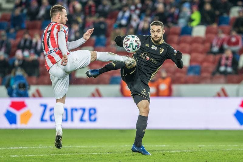 Football. PKO BP Ekstraklasa. Gornik Zabrze - Cracovia Krakow. 06.03.2020