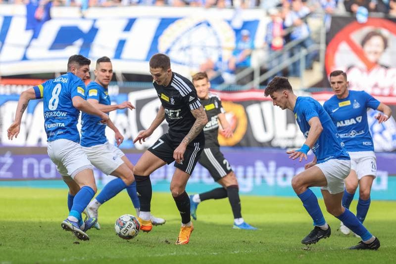 Football. Fortuna I Liga. Ruch Chorzow - LKS Lodz. 19.03.2023