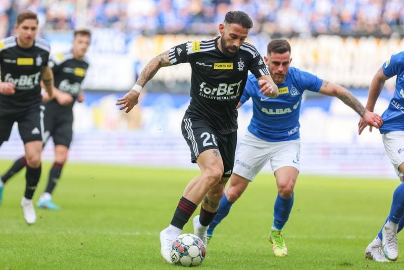 Football. Fortuna I Liga. Ruch Chorzow - LKS Lodz. 19.03.2023
